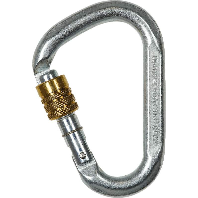 Moschettone HMS Snappy SG acciaio con Ghiera - CT Moschettone HMS Snappy SG acciaio con Ghiera - CT