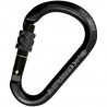 Moschettone HMS Classic con Ghiera vite NERO - KONG
