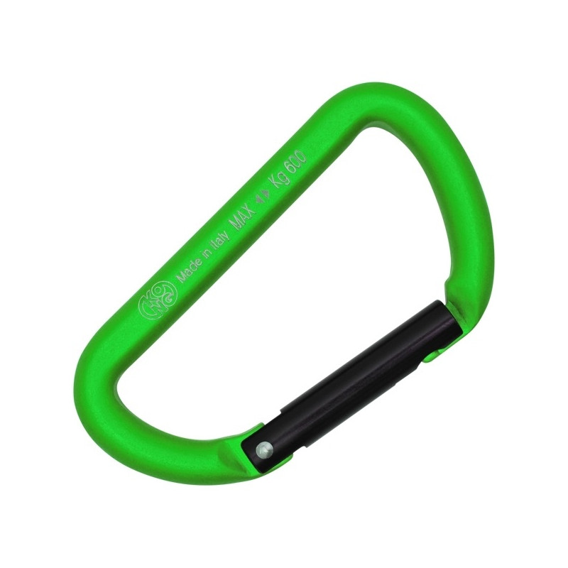 Moschettone porta materiali Mini D verde - KONG Moschettone porta materiali Mini D verde - KONG