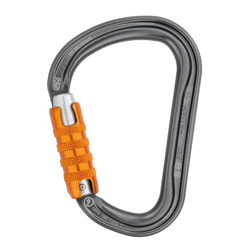 Moschettone HMS William Tripla Chiusura - PETZL