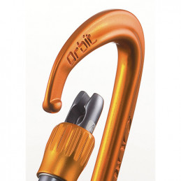 Moschettone asimmetrico Orbit Lock arancione - CAMP