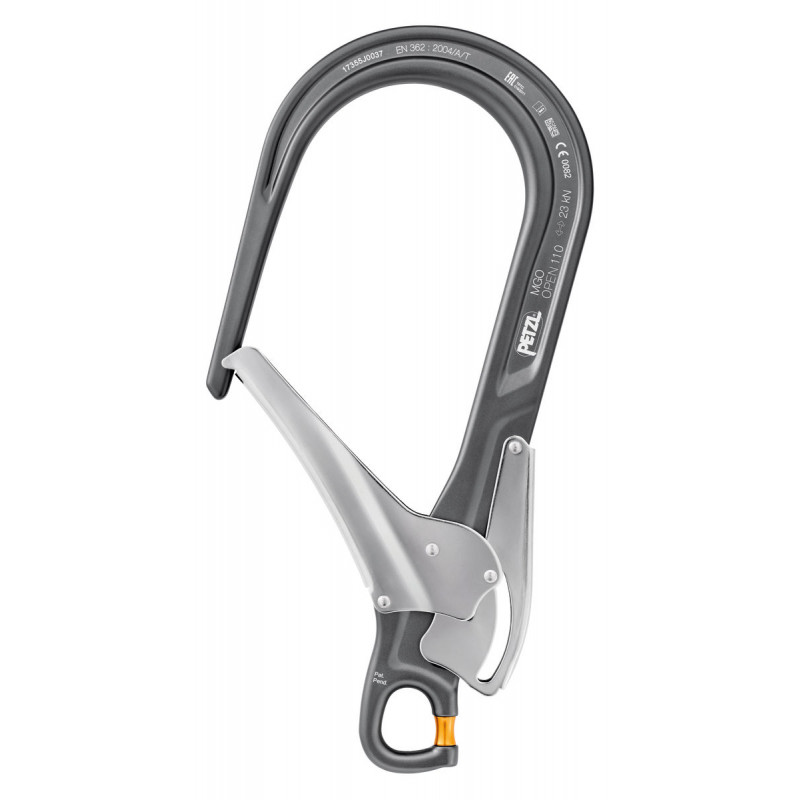 Connettore doppia leva apribile MGO OPEN 110 - PETZL Connettore doppia leva apribile MGO OPEN 110 - PETZL