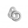 Placchetta Infinity Ø 10 mm con Anello INOX 316L - VERTICAL EVOLUTION