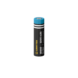 Batteria 18650 Li-Ion 3200...