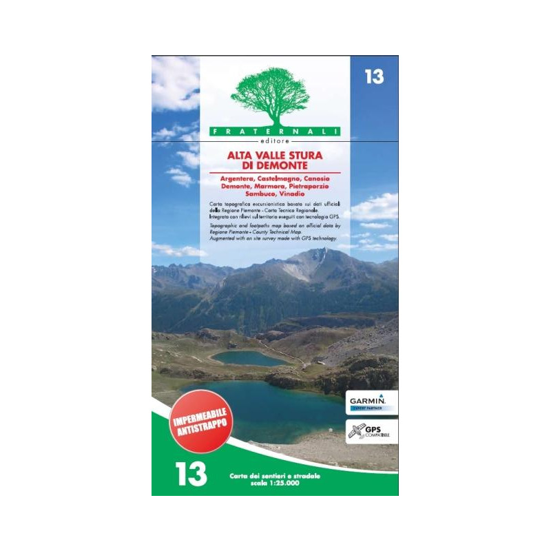 Cartina 13 Alta Valle Stura di Demonte - FRATERNALI Cartina 13 Alta Valle Stura di Demonte - FRATERNALI