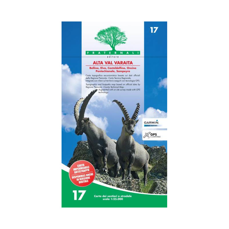 Cartina 17 Alta Val Varaita - FRATERNALI Cartina 17 Alta Val Varaita - FRATERNALI